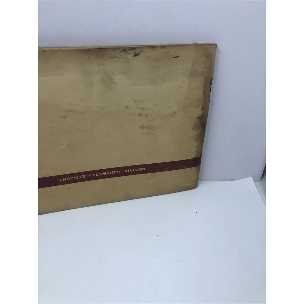 1962 Original Plymouth Owners Manual Guide. Vintage.  Please Read